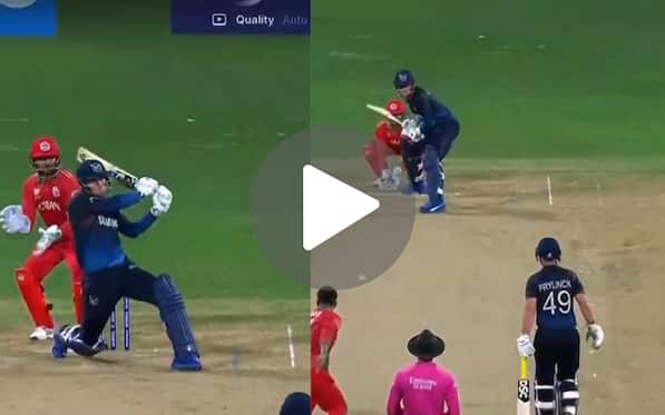 [Watch] Namibia Skipper Gerhard Erasmus 'Fails' To Deliver As Oman Take WC Match To Super Over